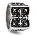 thumbnail image 5 of Chisel Stainless Steel Antiqued Cross Ring, 5 of 7
