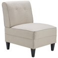 thumbnail image 2 of Serta Copenhagen Tufted Slipper Chair Cream, 2 of 9