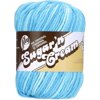 Spinrite Lily Sugar'n Cream Yarn - Ombres Super Size-Swimming Pool, 102019-19744