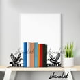 thumbnail image 5 of Shinelab Duck Metal Bookends, Duck Art Desk Decor, Animal Book End 12952, 5 of 5