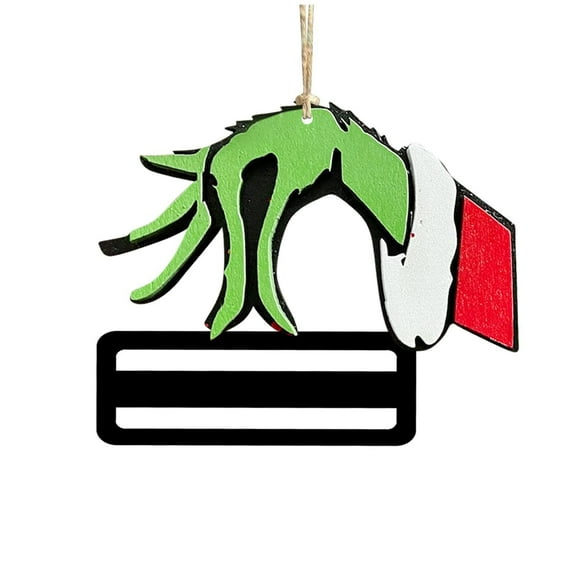 Christmas Money Holders, Wooden Cards Money Gift Funny Ornaments for Cash, Christmas Hanging Decorations