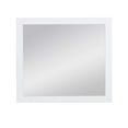 thumbnail image 3 of DORNBERG  36 Inch Bathroom Vanity Mirror Makeup Mirror 35.43"x31.5" White, 3 of 5