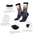 thumbnail image 3 of Logiee Cartoon Art Skull Print Adult Socks for Men & Women,Calf Socks, Ankle Socks,Boots Socks,Breathable Casual Sock,Unisex Crew Socks, 3 of 6