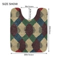 thumbnail image 5 of Yayeee Bath Rug for Bathroom Floor Non Slip Rectangle Fluffy Soft Absorbent Mat, 16"x24", Green Tartan Pattern, 5 of 7