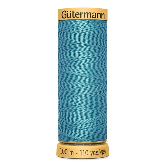 Gutermann 110 Yd Cotton Thread-Peacock Blue