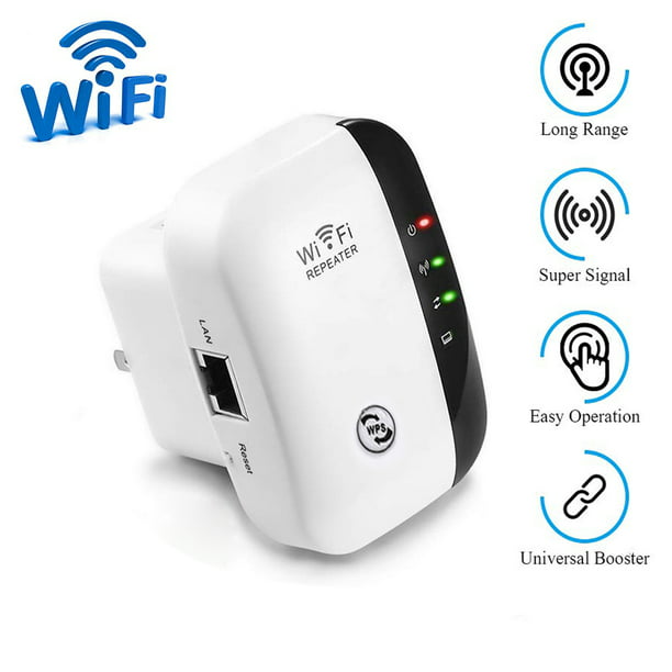 300Mbps Wireless WiFi Repeater / Extender / AP / WI-FI Signal Range Amplifier / Booster, 2.4Ghz Wifi Signal Range Extender with WPS for Router Home, White/Black - Walmart.com