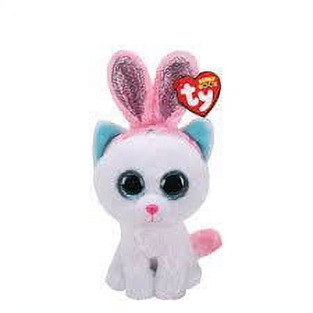 TY Beanie Boos - Purr-Ly Easter Cat 6" Plush (With Fun Chops)