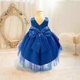 thumbnail image 5 of YuYuBao Toddler Girls Dress Beauty Pageant Tail Children Wedding Prom Lace Bowknot Princess Dresses Children Girls Formal Tutu Ball Gown Dress Clothes , 3-4 Years, 5 of 5