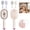 Pink, variant on Electric Steam Brush for Hair, Rechargeable Steam Hair Straightener Mist Hair Brush, Reduce Frizz, Nourishes Hairs, Anti-Static, Hair Brush With Water Spray,