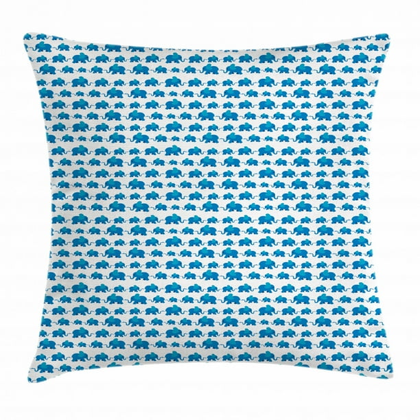 blue elephant pillow