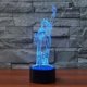 thumbnail image 2 of Lámpara de ilusión 3D ACTIVE Estatua de la Libertad LED Luz Nocturna Control Táctil 7 Colores, 2 of 5