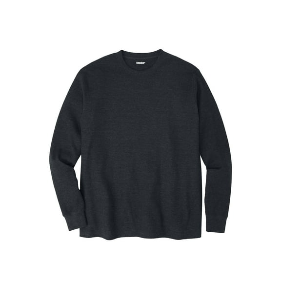 KingSize Men's Big & Tall Waffle-Knit Thermal Crewneck Tee