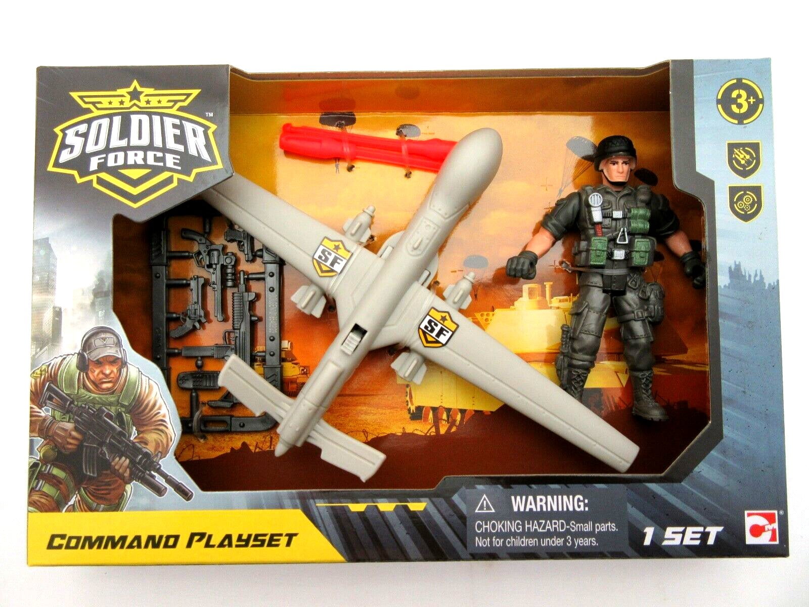 RAPID DEPLOYMENT FORCE アクションフィギュア 4体セット Soldier Force Drone Command Playset - Walmart.com