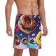 thumbnail image 2 of Balery Space Colorful Donut Pantalones cortos de pijama de punto de algodón para hombre con cinturilla y bolsillos-4X-Large, 2 of 6