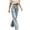 Blue, variant on JOANKDMI Women's Distressed Wide Leg Jeans High Waisted Ripped Denim Pants Casual Relaxed Fit Straight Leg Trousers Streetwear Vintage Style Y2K Fashion Everyday Wear