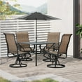 thumbnail image 2 of Outsunny 5-Piece Outdoor Patio Dining Set, Black, 2 of 10