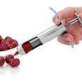 thumbnail image 1 of Descorazonador de frutas, removedor de núcleos Deshuesador de frutas Herramienta de removedor de núcleos de frutas de acero inoxidable para dátiles rojos Gadgets de cocina de uva de espino Namotu WMSS-136, 1 of 7
