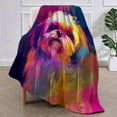 thumbnail image 2 of Flamingo Throw Blanket Gifts for Women, Tropical Flamingo Blankets for Living Room Home Decor, Cozy Flannel Flamingo Plush Throws 50"x60", 2 of 5