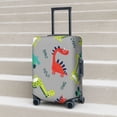 thumbnail image 4 of Cauagu Cute Dinosaur Print Travel Luggage Cover,Travel Dust-proof Suitcase Cover Softside Suitcase Protector for 18-32inch,Not Included Suitcase, 4 of 8