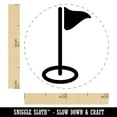thumbnail image 2 of Golf Hole Flag Self-Inking Rubber Stamp Ink Stamper - Purple Ink - Mini 1/2 Inch, 2 of 7
