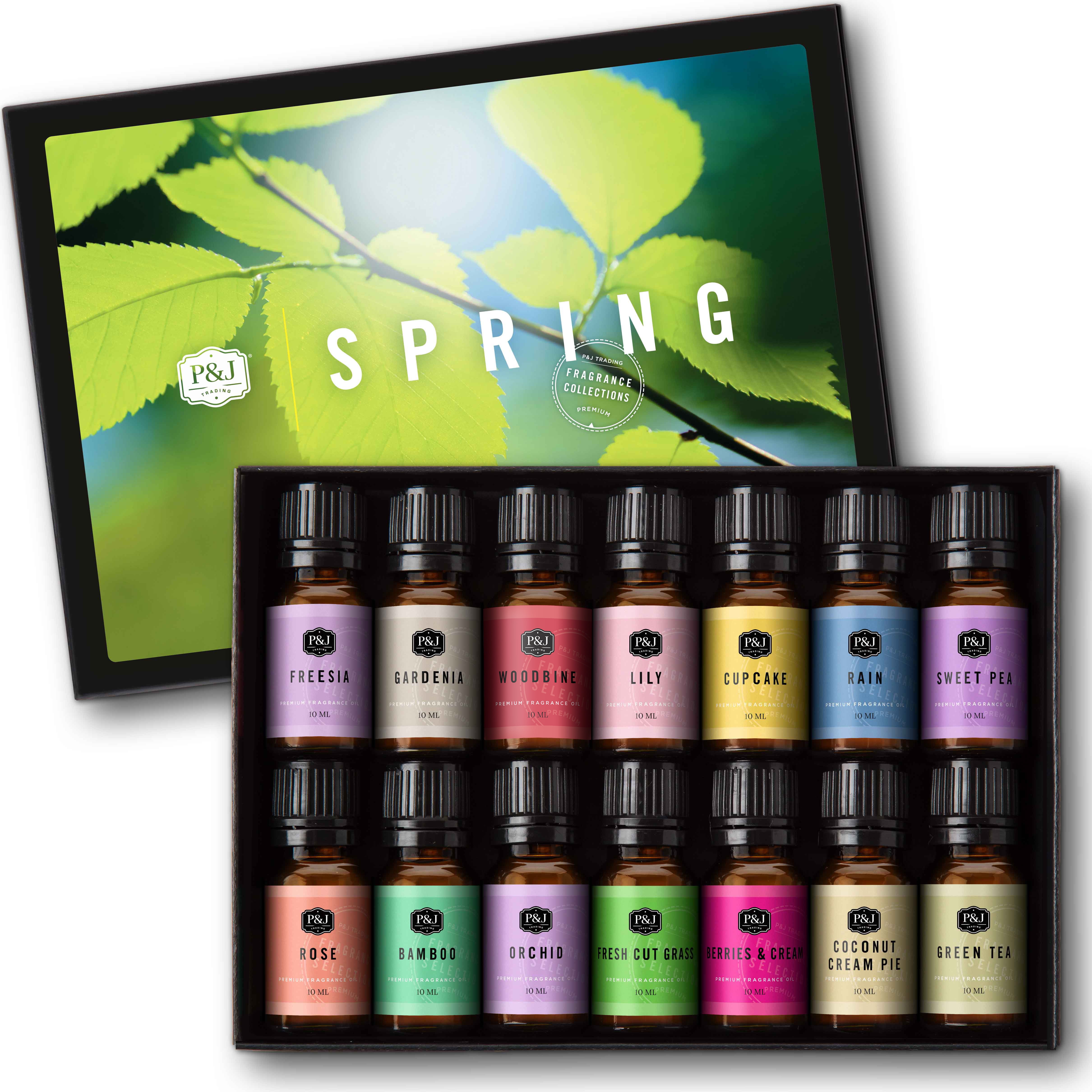 Spring Set of 14 Fragrance Oils - Premium Grade Scented Oil - 10ml ...