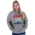 thumbnail image 5 of I Paused My Game For America Joke Hoodie Sweatshirt Women Men Brisco Brands S, 5 of 6