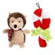 thumbnail image 1 of Juguetes de peluche navideños para perros: juguetes masticables de peluche, juego de juguetes interactivos para cachorros compatible con mascotas pequeñas y medianas, 1 of 5