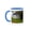 Blue/White, variant on 3drose, Canada, Nova Scotia, Guysborough. a Shed in a Field of Wildflowers., 11oz Mug