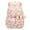 Beige Cherry, variant on Aesthetic Corduroy Cherry Backpack for Women, Large Capacity Coquette Bowknot Daypack with Multi-Pocket for College Travel (Beige)