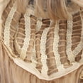 thumbnail image 3 of Perruque Lace Front Wig synthétique longue et lisse, cheveux blonds résistants à la chaleur, 70 cm, pour femme, MQF288 1, 3 of 4