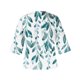 thumbnail image 5 of ICHUANYI Clearance Women's Fashion V-Neck Three Quarter 3/4Sleeve T Shirt AutumnBlouse Tops Sweatshirt(Sky Blue, L) ICHUANYI WER2023081112140, 5 of 5