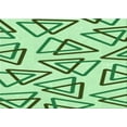 thumbnail image 1 of Ahgly Company Machine Washable Indoor Rectangle Transitional Green Area Rugs, 2' x 3', 1 of 7