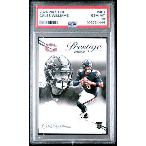 Graded 2024 Panini Prestige Caleb Williams #401 Rookie RC Football Card PSA 10 Gem Mint