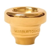 Warburton Size 4 Series Trumpet and Cornet Mouthpiece Top in Gold 4S Gold