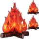 thumbnail image 1 of 3d Flame At Camp Center Orative Board Artificial Flame Fte Orative (set Of 3), 1 of 5