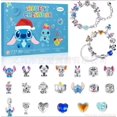 thumbnail image 5 of Venta caliente Stitch Mickey Calendario de Adviento de Navidad Pulseras 24 días Calendario de cuenta regresiva Kit de fabricación de joyas Diy Niña Lindo regalo de Navidad, 5 of 5