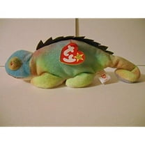 Ty Beanie Baby - Iggy The Iguana (Tye-Dyed w/ Spikes)