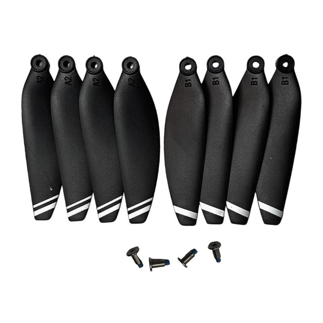 TISHITA 8 Pcs Hélices de Drone Pièces de Rechange Professionnelles pour L108 Ying S3 E88Max Blanc