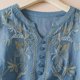 thumbnail image 5 of Blusa de Algodón y Lino con Botones Fiudx Informal Estampado Mujer, 5 of 7