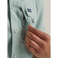 thumbnail image 3 of Wrangler Men's Solid Short Sleeve Snap Performance Western Shirt - 112344572 XX-, 3 of 4