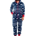 thumbnail image 1 of Pijamas de mamelucos estampados de Navidad de otoño invierno de moda para hombres Pompotops qyievc6922, 1 of 6