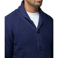 thumbnail image 4 of X RAY JEANS Mens Shawl Collar Cardigan, Blue, S, 4 of 6