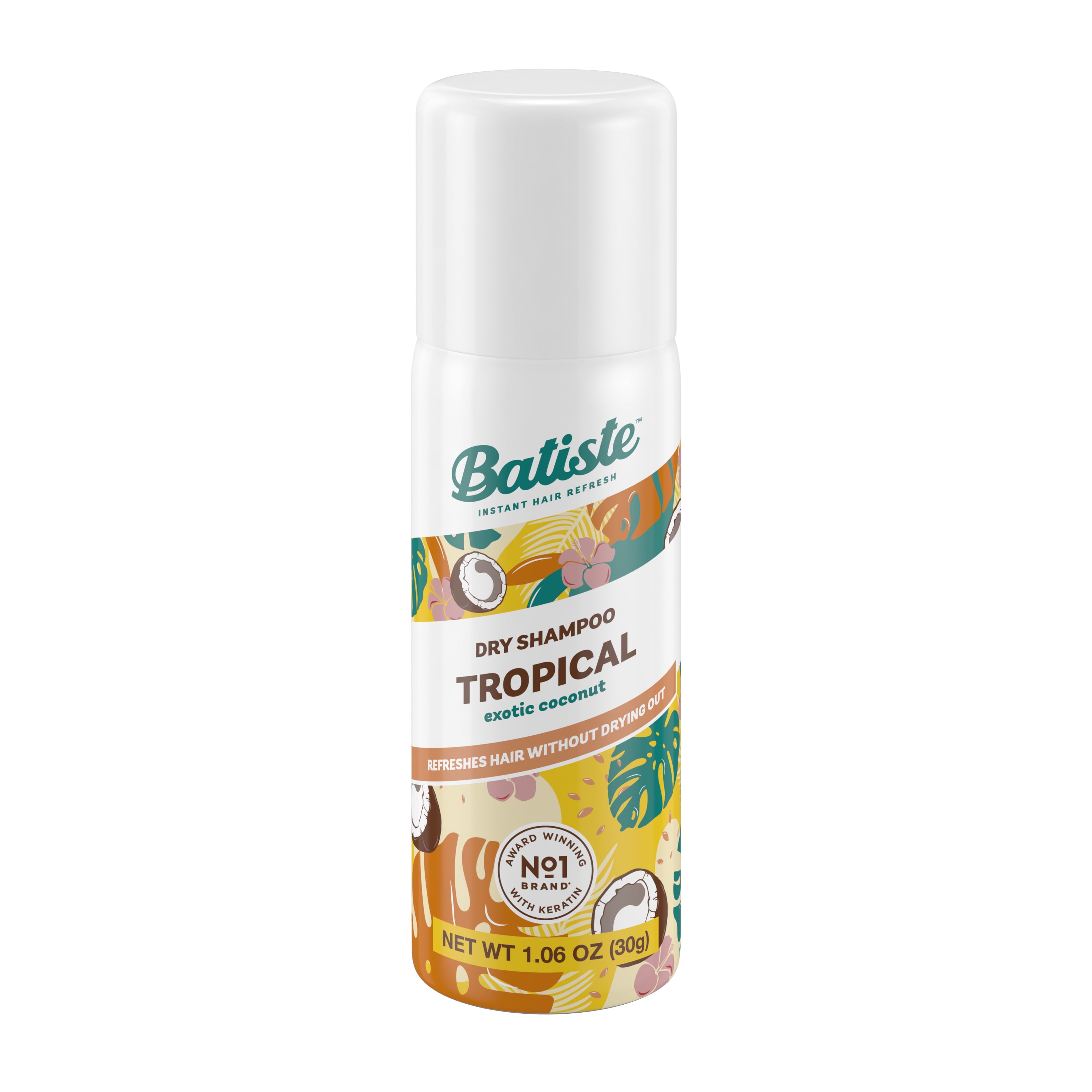 Batiste TROPICAL Coconut & Exotic Dry Shampoo 1.6oz Each