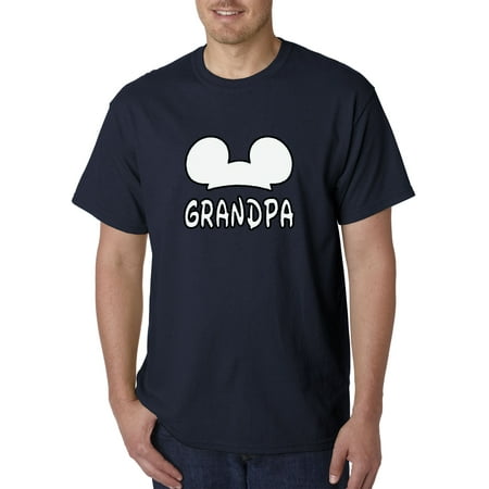 New Way 1146 - Unisex T-Shirt Grandpa Grandfather Mickey Ears XL