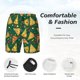 thumbnail image 3 of Fotbe Pizza Traje de Baño para Hombre – Shorts de Natación de Secado Rápido con Forro y Bolsillos-Small, 3 of 6