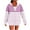 Pink, variant on Aboser Womens Zip Up Hoodies Long Sleeve Fashion Sweatshirt Loose Fit Striped Hooded Sweatshirts Fleece Y2K Hoodie Jackets 2026 Preppy Fall Winter Clothes Navy M