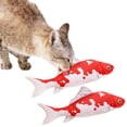 thumbnail image 2 of 2PCS Fish Cat Toy Simulated Realistic Plush Catnip Toy Cat Chew Toy Pet Bite Toy, 2 of 10