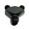 thumbnail image 7 of 3-Way Y-Block Fitting Adapter AN12 12-AN Male to 2X AN8 8-AN Male BLACK 3-Way Y-Block Fitting Adapter AN12 12-AN Male to 2X AN8 8-AN Male BLACK, 7 of 7