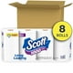 thumbnail image 2 of Papel higiénico Scott 1000 hojas, 1 capa, 8 rollos de papel de baño, 2 of 8