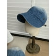thumbnail image 6 of CoCopeaunts Spring Denim Gradient Baseball Caps Snapback Hat Summer Washed Cotton Hip Hop Cap Men Women Outdoor Sun Hats For Lady Visor Cap, 6 of 6